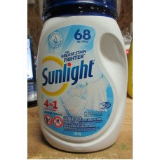 Detergent - Laundry Pods - Sunlight Brand - HE Product - Free & Clear  - Free Of Dyes & Perfumes - 1 x 68 Pacs 