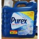 Detergent - Liquid  Laundry - Purex Brand -  HE Product - After The Rain Scent - Concentrated Detergent -  For All Machines / 225 Loads / 1x 9Liter