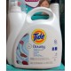 Detergent - Liquid Laundry - Tide Brand -  Tide Turbo Clean With A Touch Of Downy - HE Product - No Perfumes & No Dyes / 1 x 4.08 Liter