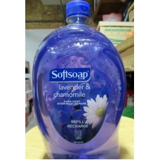 Soap - Liquid Hand Soap Refill - Softsoap Brand - Refill Charge -  Lavender & Chamomile Scent / 1 x 1.65 Liter Bottle