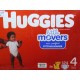 Diapers - Huggies - Step  4 - Huggies Little Movers / 10 -17 Kg / 23 -37 lbs  / 1 x 124 Diapers                                             