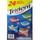 Gum - Trident - Variety Pack - 1 x 24 Packs / Sugar Free - See Pictures For More Details    