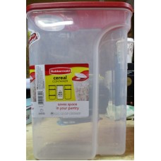 Ziploc - Container -Cereal Container -  Rubbermaid Brand - 1 x 5.2 Liter Container   With Lid / 22 Cups