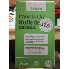 Oil - Canola Oil - Rimini Brand - NEW MEGA SIZE JIB  - Trans Fat Free / 1 X 17.3 Liter Jib / See Pictures For Details""