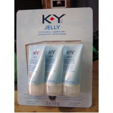 Lotion -  K Y Jelly - Personal Lubricant / 3 x 113 Gram Tubes