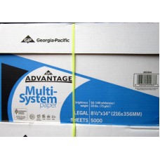 Office Supplies - Paper - Photo Copy Paper - Legal Size - 8.5" x 14" - Georgia-Pacific Brand / 1 x 5000 Sheets ""See Details""